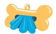 poop bag illustration